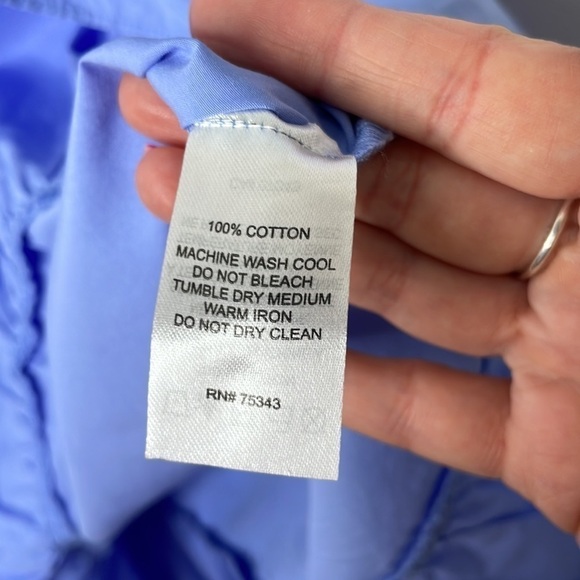 Blue Sleeveless Ruffle Dress - Picture 7 of 8